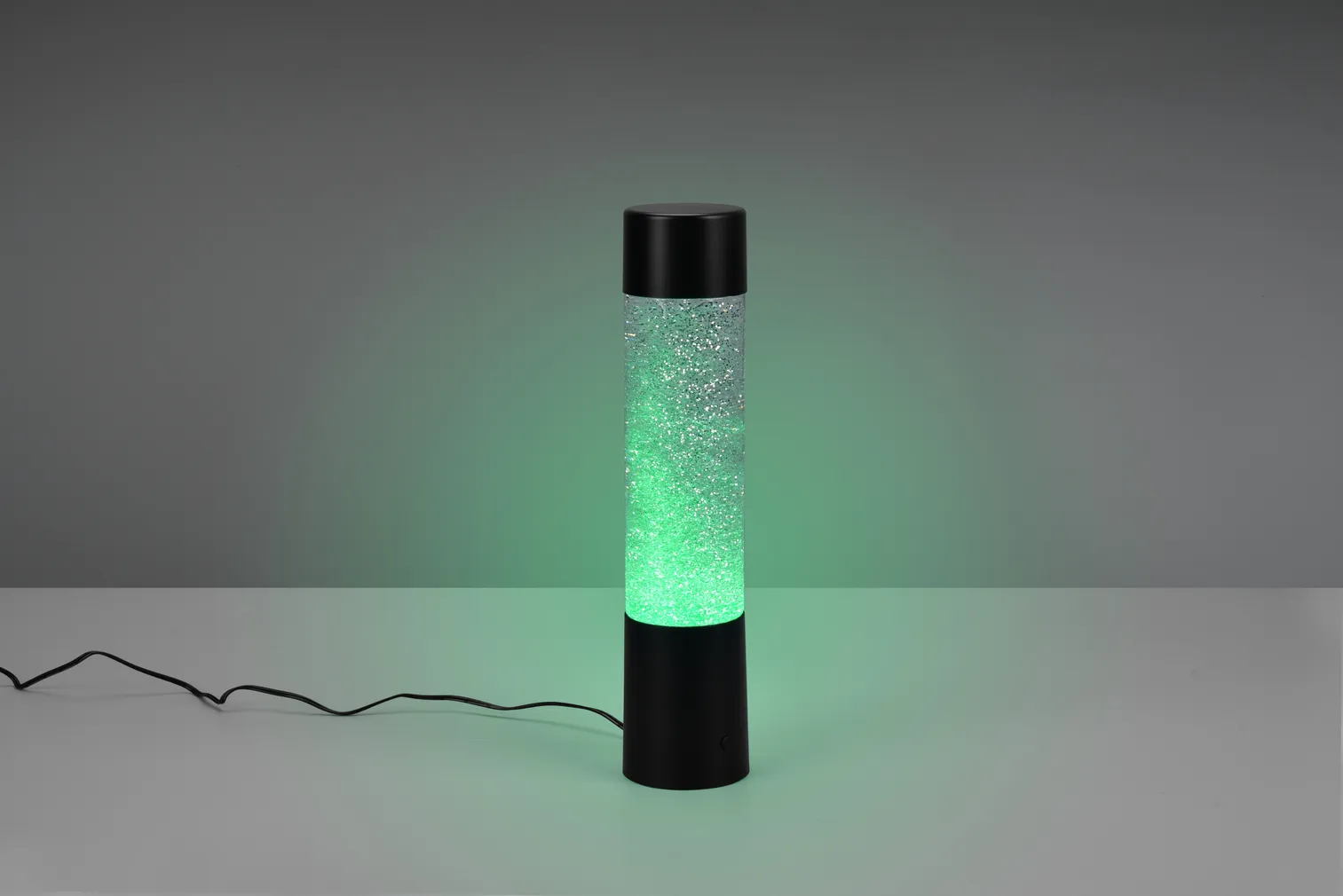 LAUALAMP TRIO GLITTER LED RGB MATT MUST