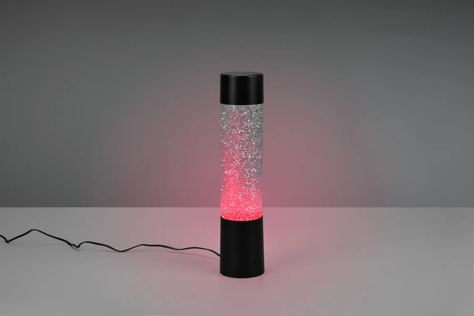 LAUALAMP TRIO GLITTER LED RGB MATT MUST