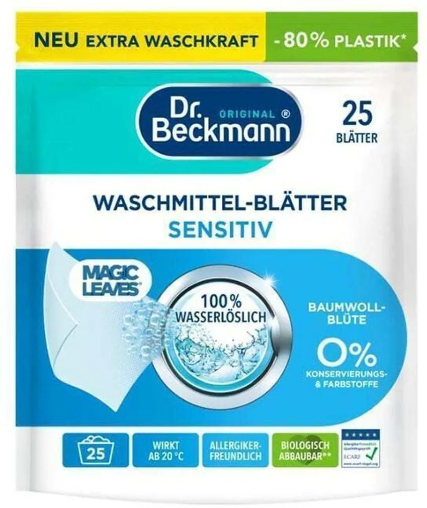 PESUVAHENDI LEHED DR BECKMANN SENSITIVE 25TK