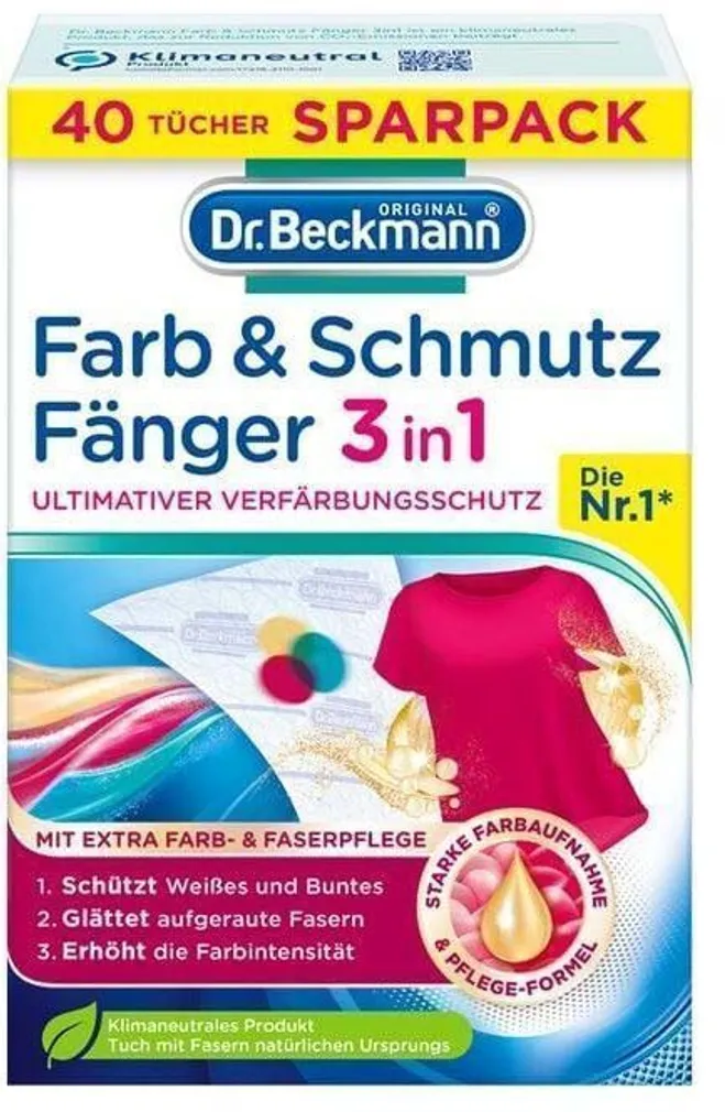 VÄRVI- JA MUSTUSEKOGUMISLAPID DR BECKMANN 40TK