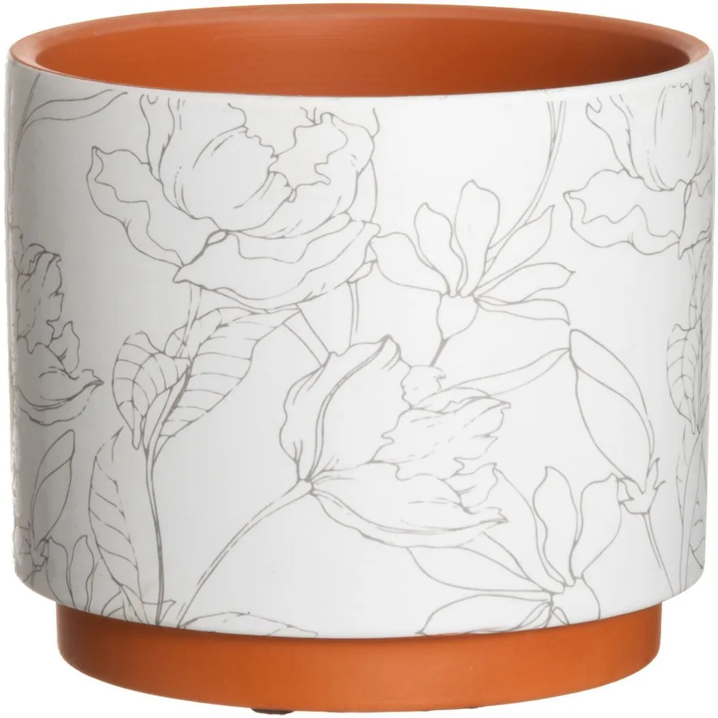 LILLEPOTT 4LIVING CORA 16CM, VALGE