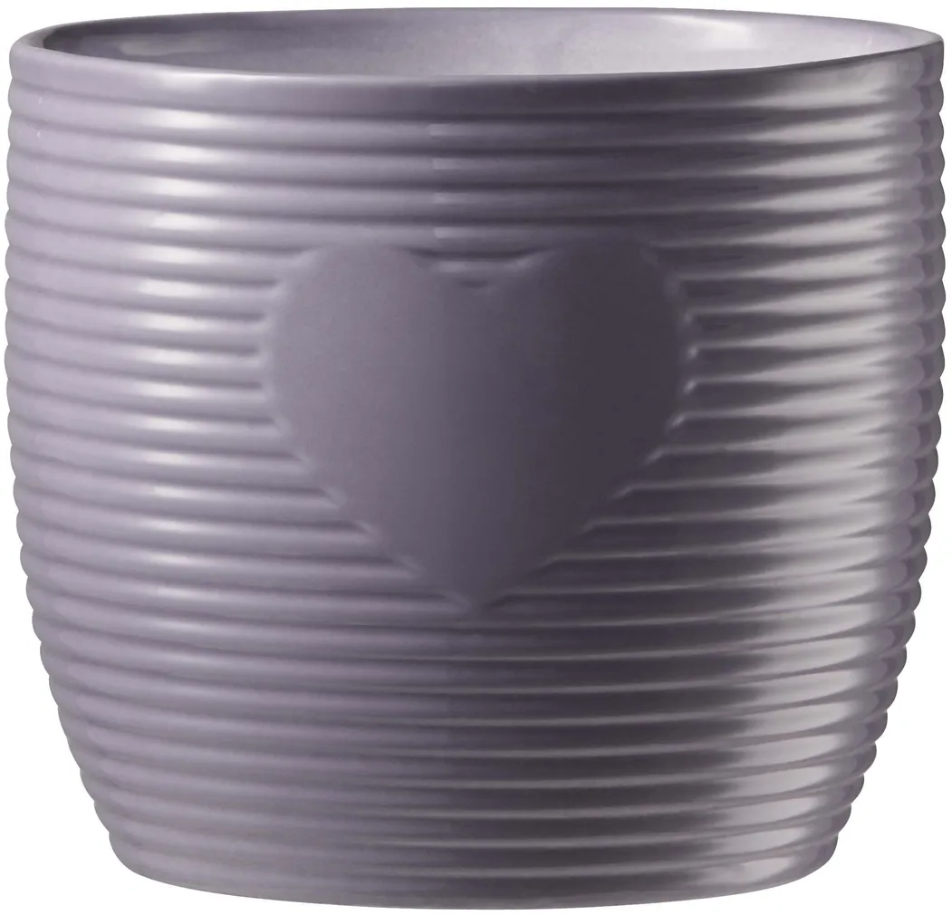 ÜMBRISPOTT SK HEARTBEAT Ø13CM, LILLA