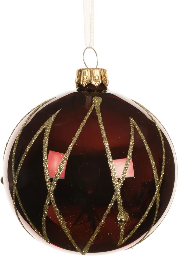 JÕULUKUUL JOONED Ø8CM KLAAS TUMEPUNANE