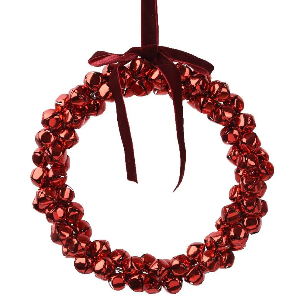 JÕULUPÄRG KELLUKESTEST 13X13X3CM PUNANE