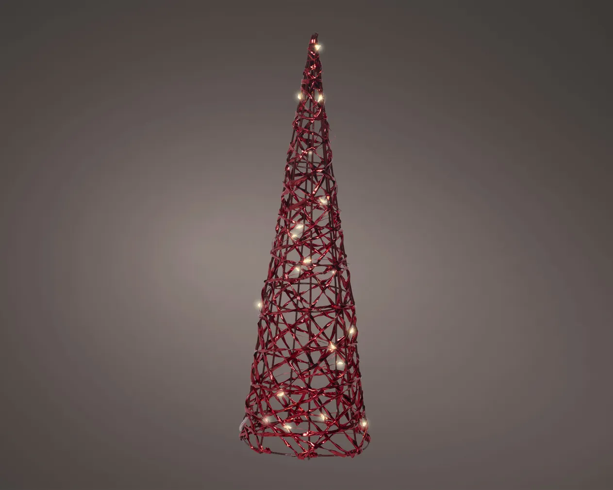 JÕULUKUJU KUUSK 20LED 12X40CM PUNANE TAIMERIGA