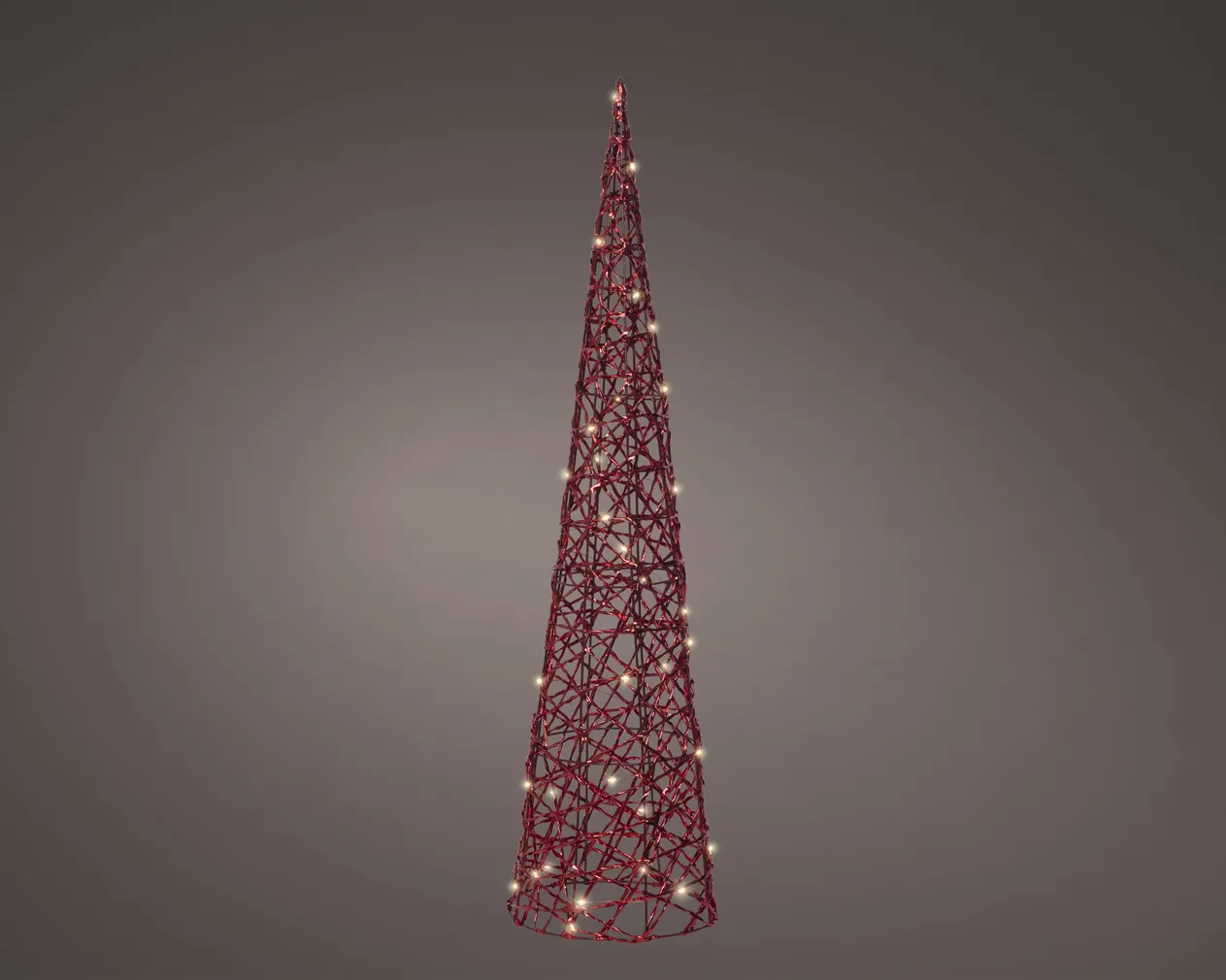 JÕULUKUJU KUUSK 40LED 20X80CM PUNANE TAIMERIGA