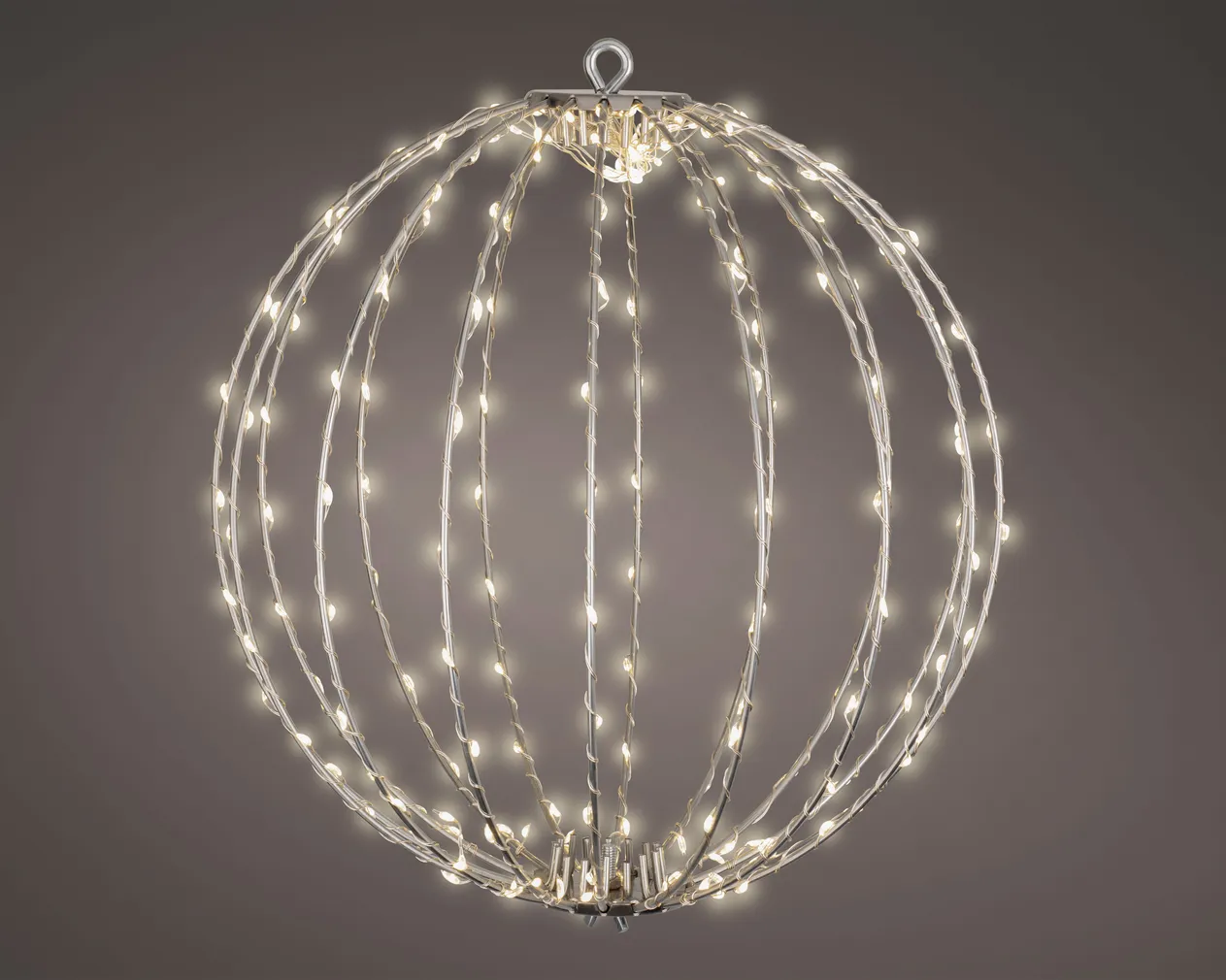 JÕULUVALGUSTSU PALL 240LED 38CM HÕBE SOE VALGUS