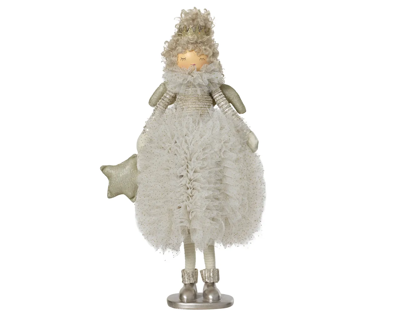 JÕULUKUJU INGEL 22X18X43CM BEEŽ