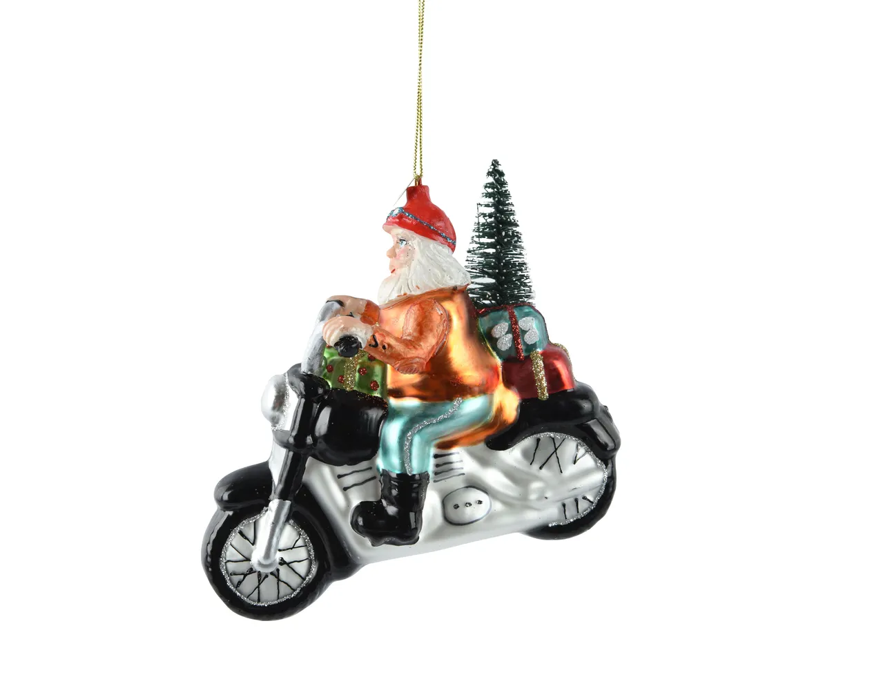 JÕULUPUU EHE  MOOTORRATAS 12,6X6,5X10,8CM KLAAS