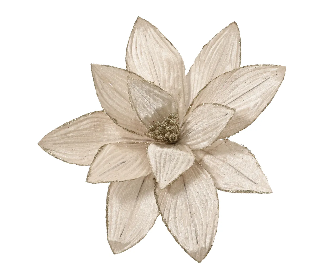 JÕULUEHE JÕULUTÄHT 30X15CM ŠAMPANJA