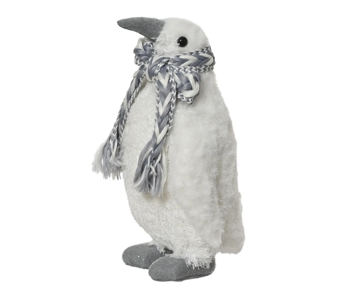 JÕULUKUJU PINGVIIN 10X12X19CM VALGE