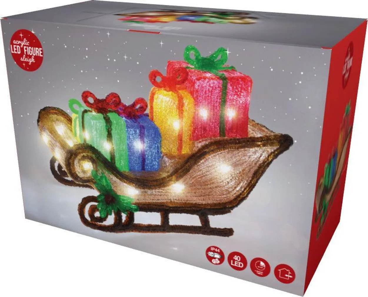 JÕULUVALGUSTUS SAAN 40LED 40X19X26,5CM IP44