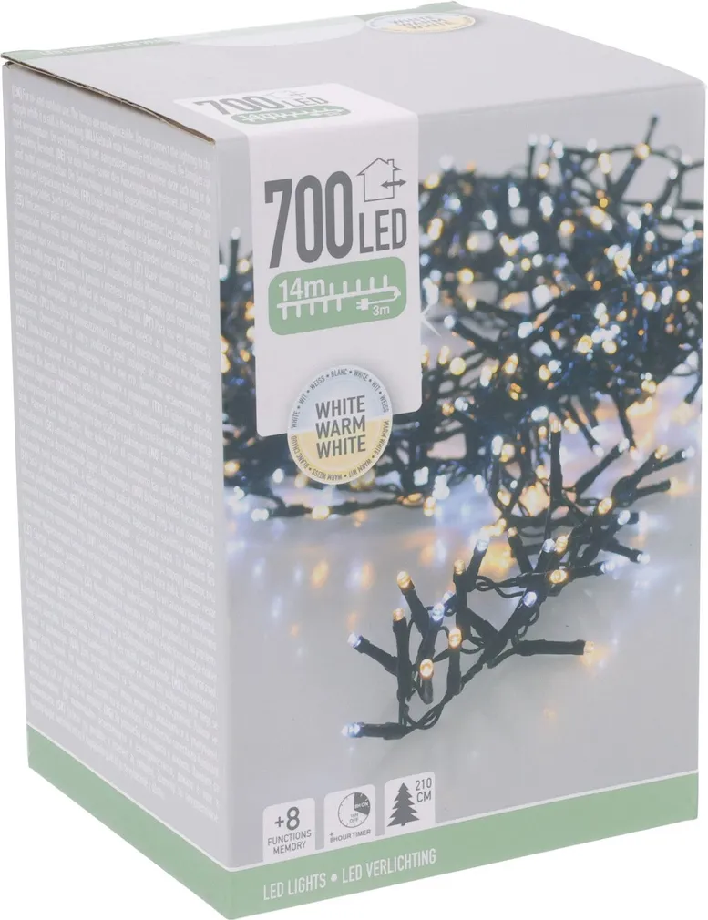 JÕULUVALGUSTUS 700LED 14M IP44 KÜLM JA SOE VALGUS