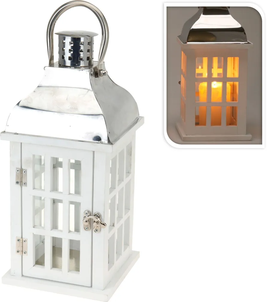 LATERN PUIT 15X32CM VALGE