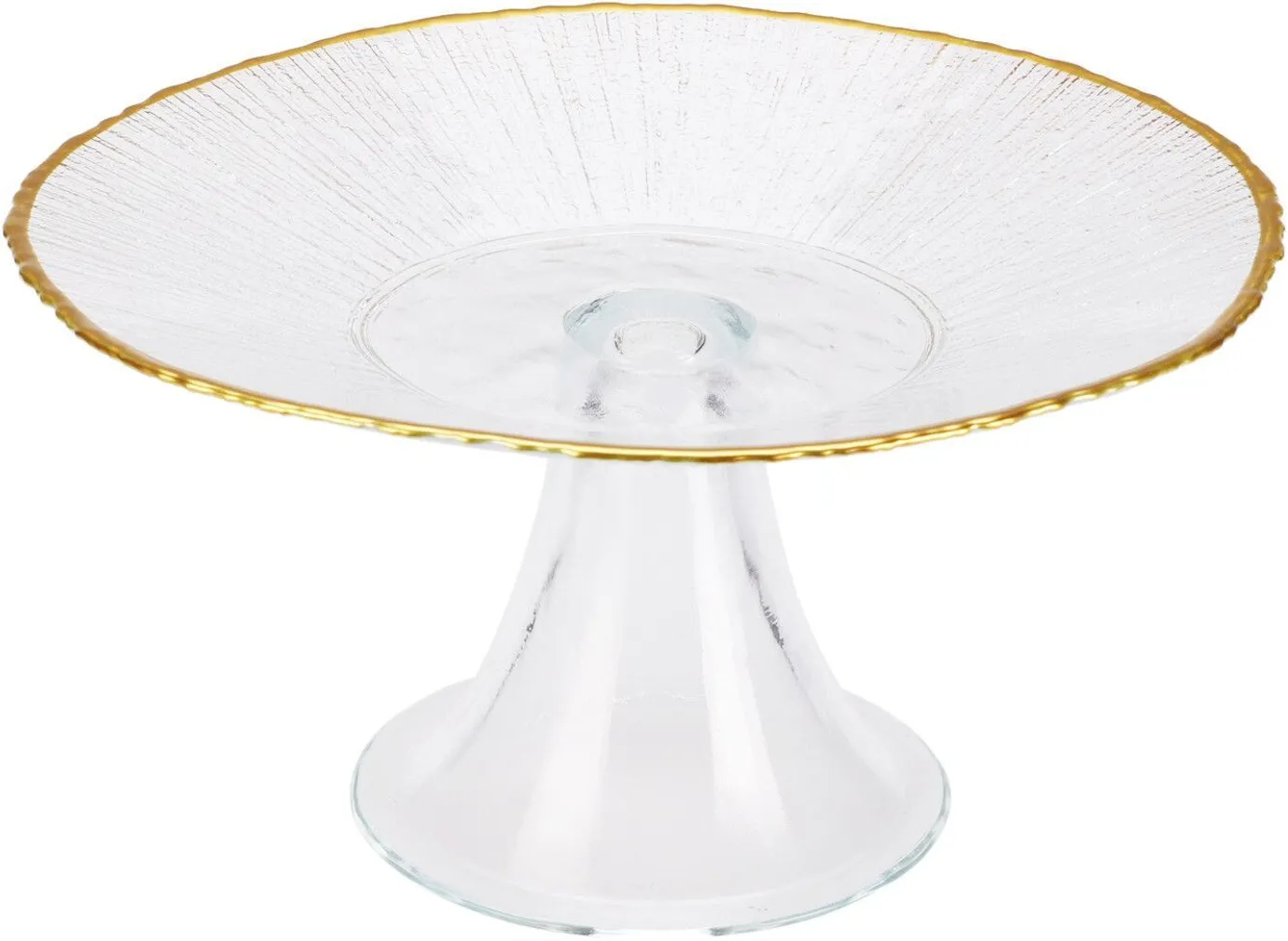 KOOGIALUS KLAASIST Ø21CM KULDSE ÄÄREGA