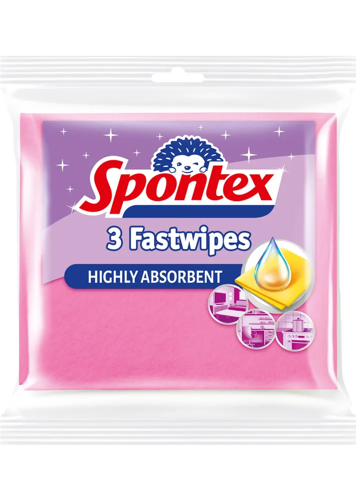 PUHASTUSLAPP UNIVERSAALNE SPONTEX FASTWIPES 3TK PAKIS