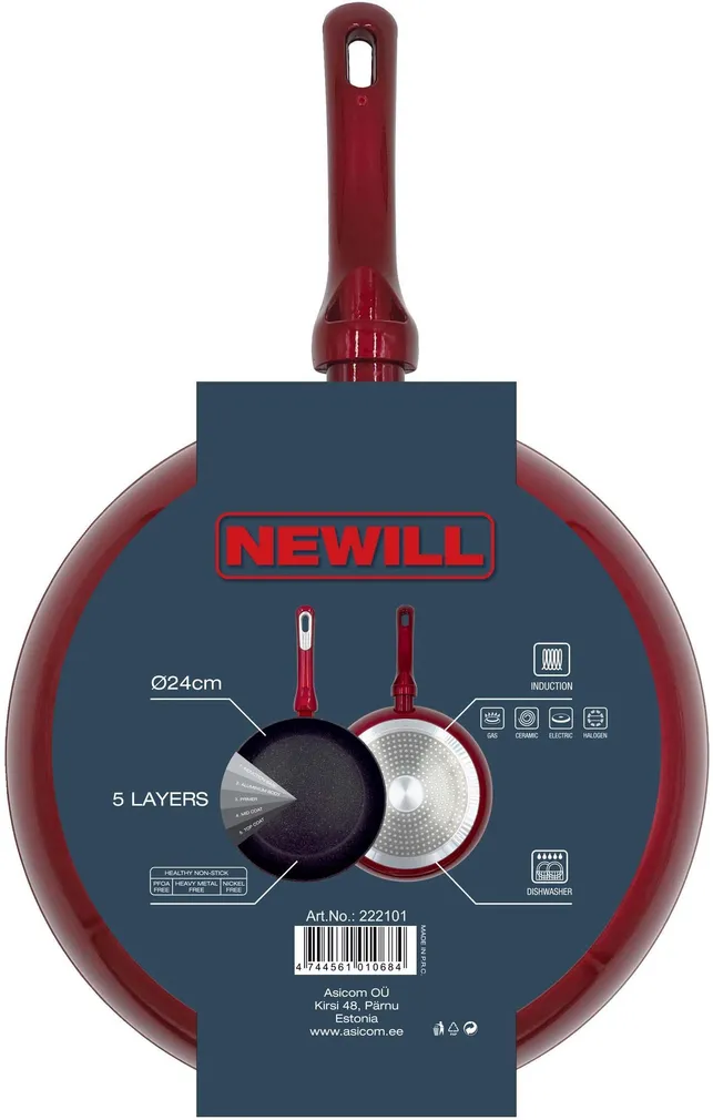 PRAEPANN NEWILL COSMO Ø24CM, INDUKTSIOON