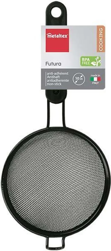 SÕEL METALTEX FUTURA Ø10CM, METALL/PLAST, MUST