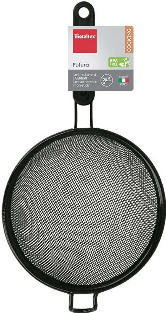 SÕEL METALTEX FUTURA Ø20CM, METALL/PLAST, MUST