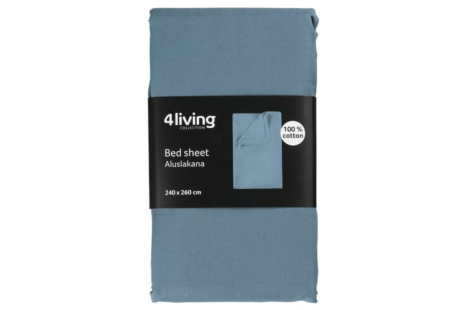 VOODILINA 4LIVING 240X260CM SININE