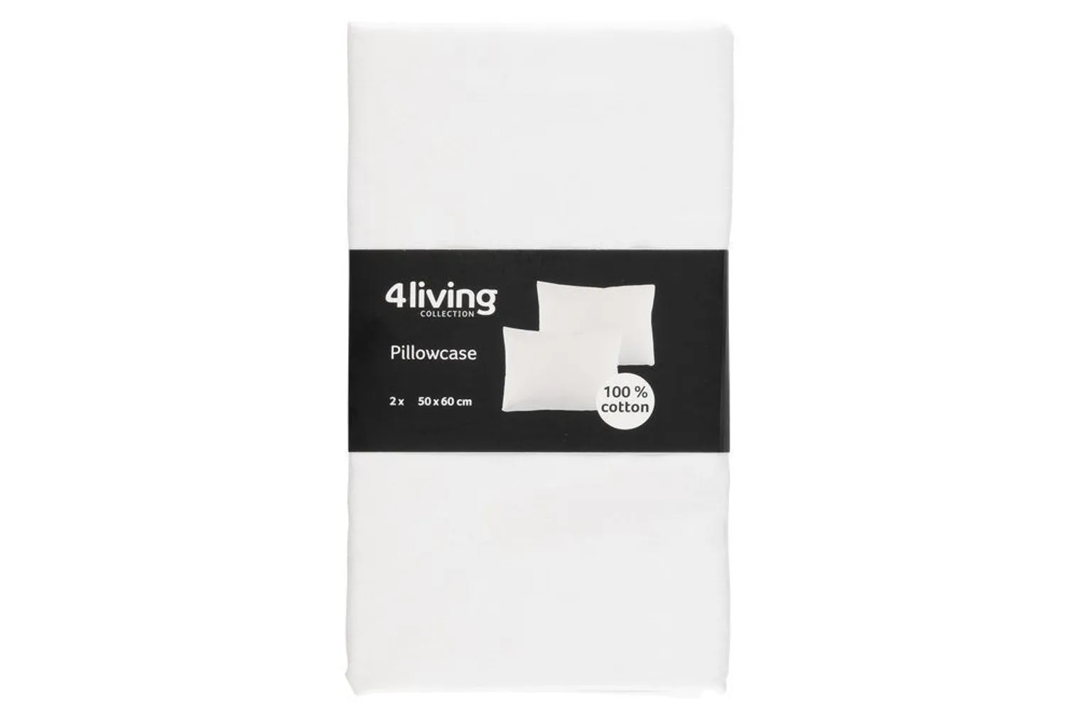 PADJAPÜÜR 4LIVING ELLA 50X60CM VALGE, 2TK PAKIS