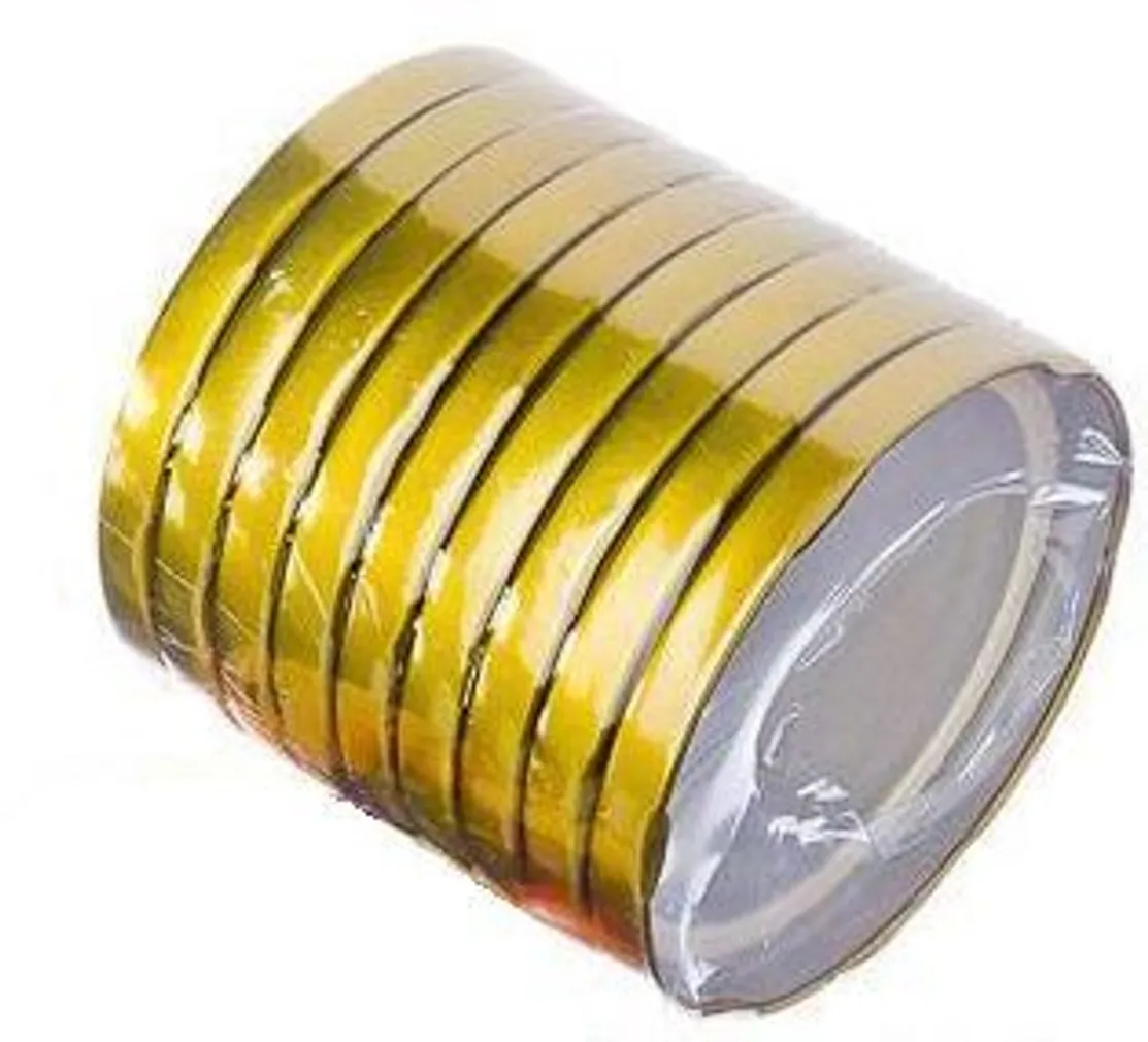 PURGIKAANED POLINKA TRADE KEERATAVAD METALLIST KULDNE 82MM, 10TK PAKIS