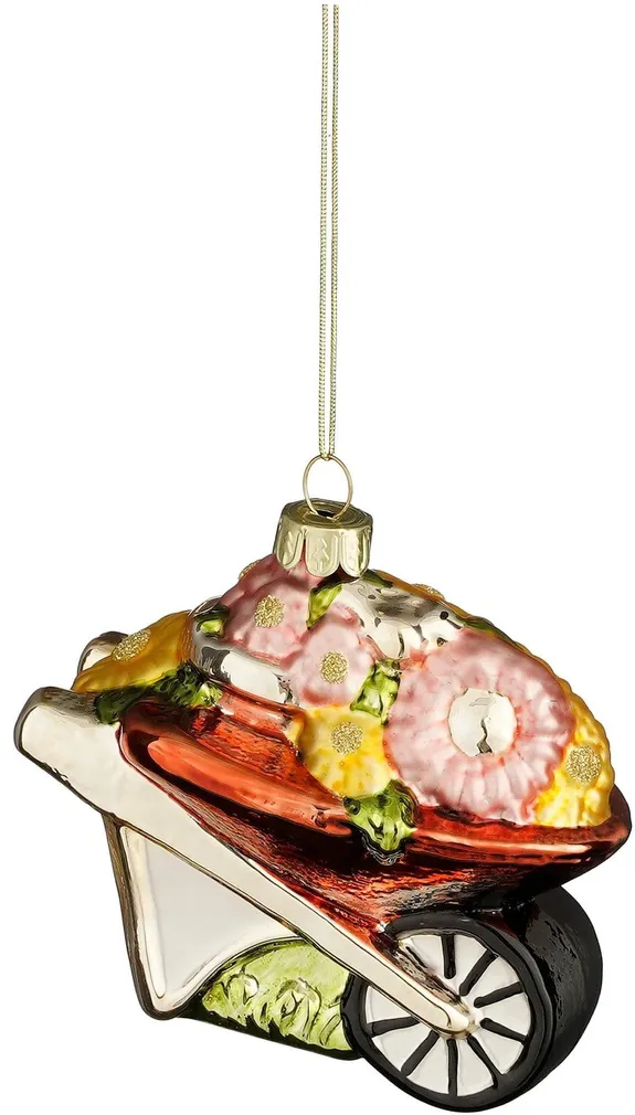 JÕULUPUU EHE MICA DECORATIONS AIAKÄRU 10X6X9CM