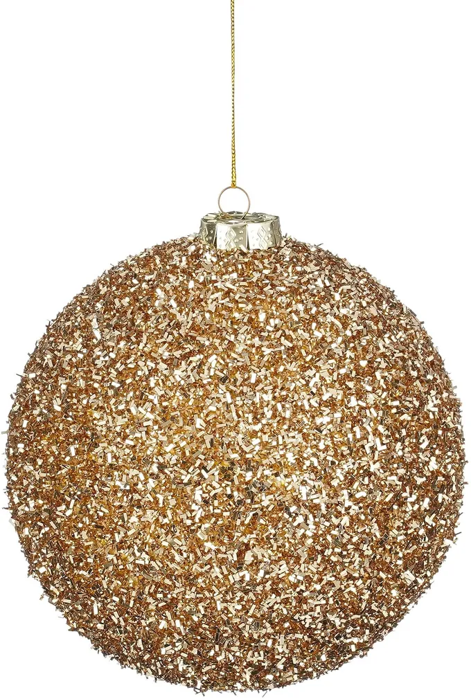 JÕULUKUUL MICA DECORATIONS Ø15CM KREEMIKAS