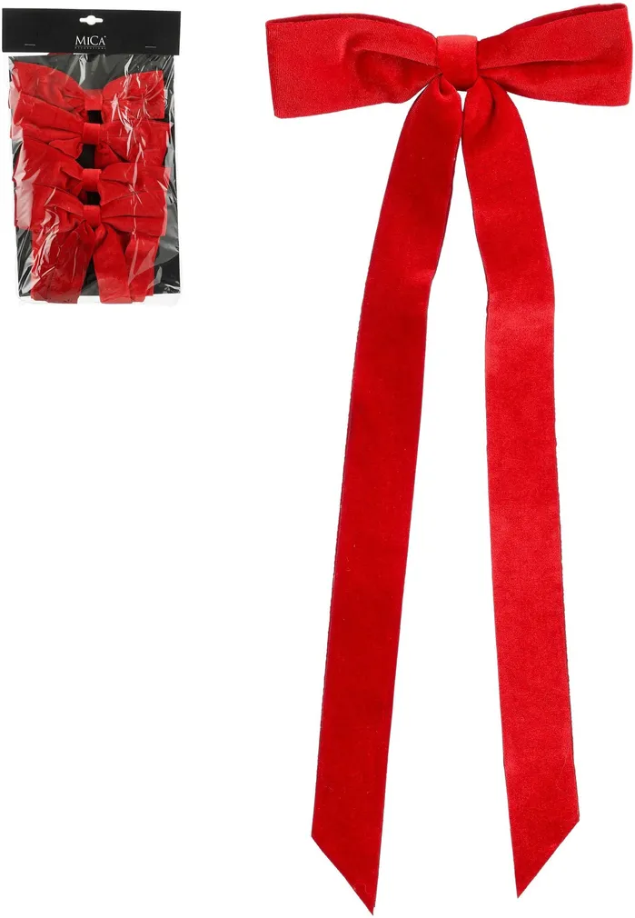 JÕULUKAUNISTUS MICA DECORATIONS LIPS 19X48CM PUNANE