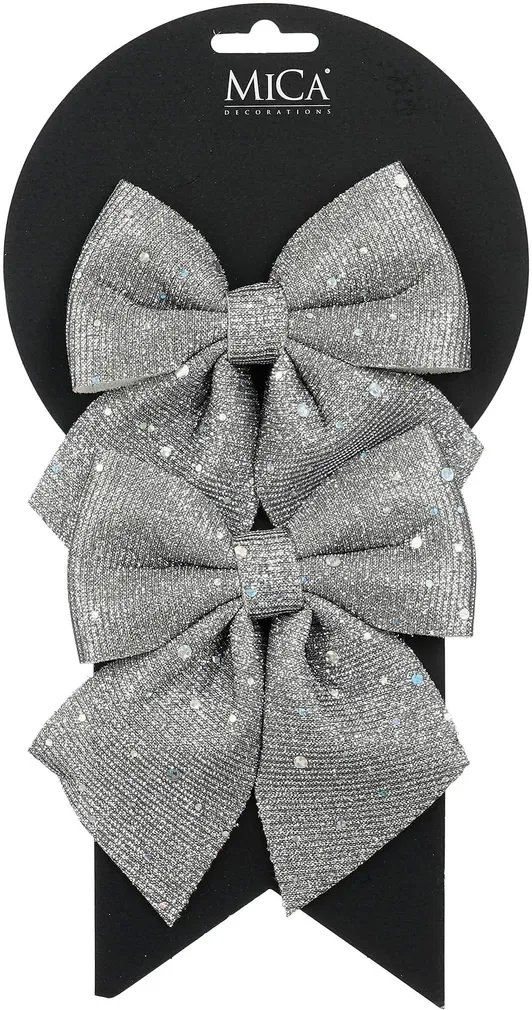 JÕULUKAUNISTUS MICA DECORATIONS LIPS 2TK HÕBE