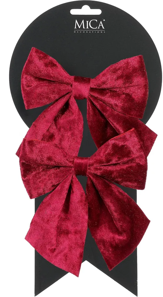 JÕULUKAUNISTUS MICA DECORATIONS LIPS 2TK PUNANE