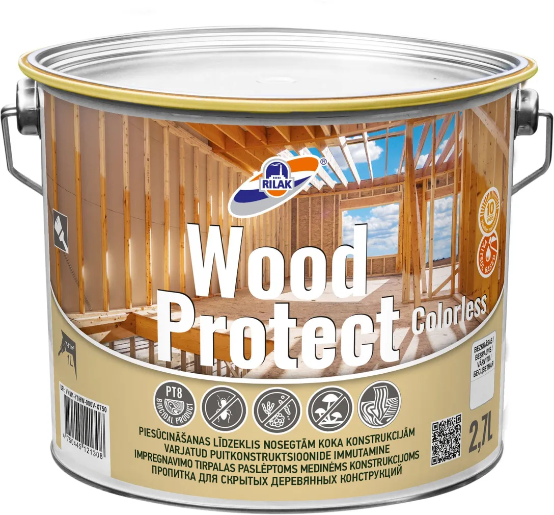 PUIDUIMMUTUSVAHEND RILAK WOOD PROTECT VÄRVITU 2,7L
