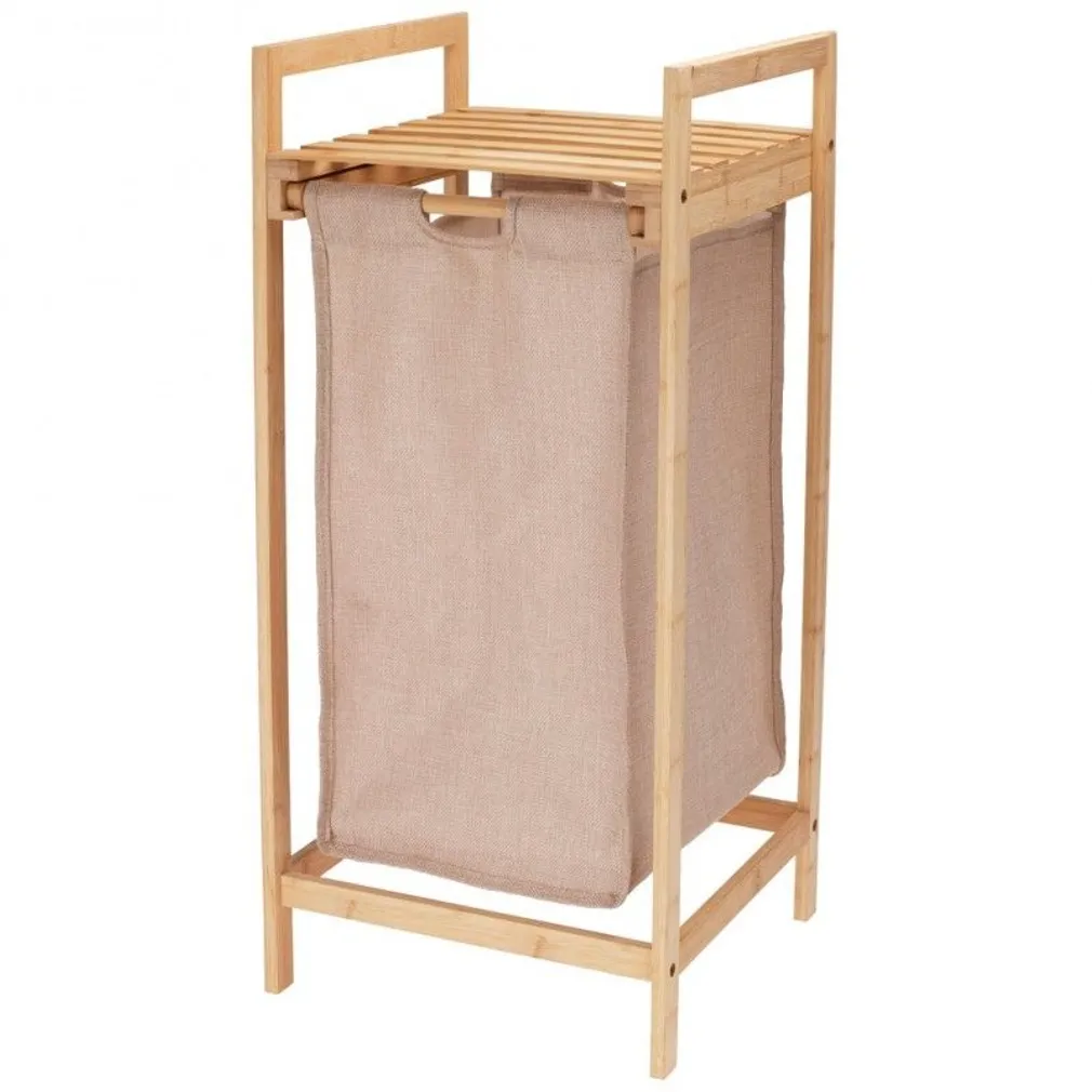 PESUKAST RIIULIGA 33X33X73CM, BAMBUS/TAUPE