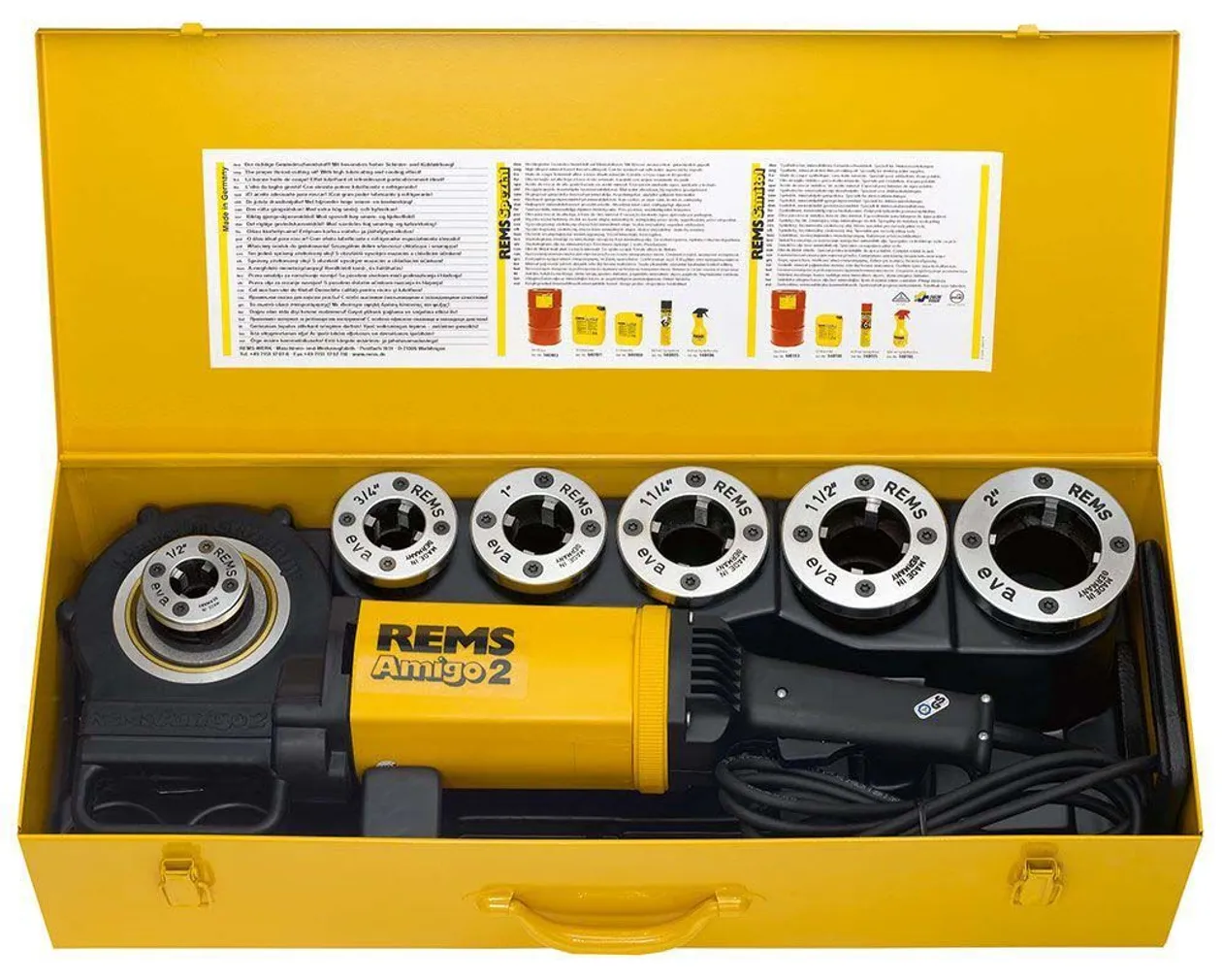 TORUKEERMESTAJA REMS AMIGO 2 SET R 1/2+3/4+1+1 1/4