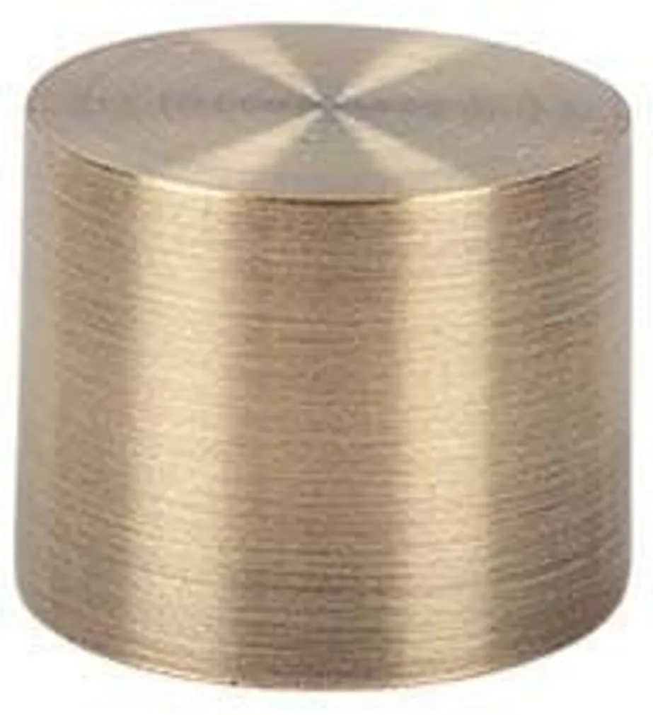 KARDINAPUU OTSIK DEKORIKA LUN Ø25MM ANTIIK KULDNE 2TK PAKIS