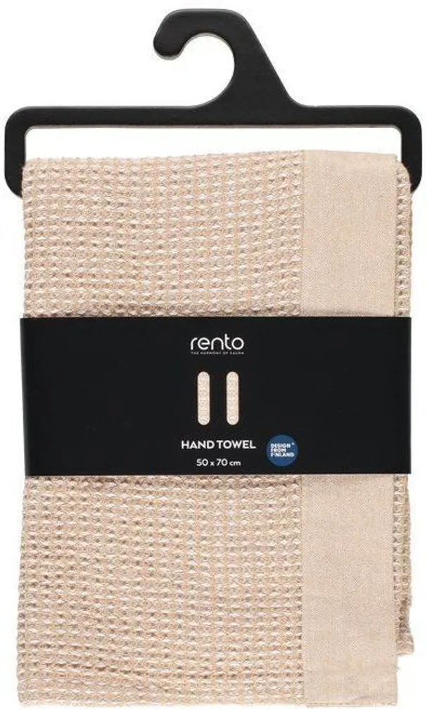 SAUNALINA RENTO KENNO 50X70CM, BEEZ/VALGE