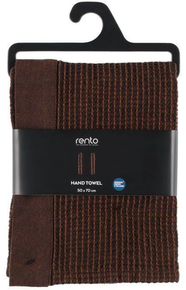 SAUNALINA RENTO KENNO 50X70CM, PRUUN