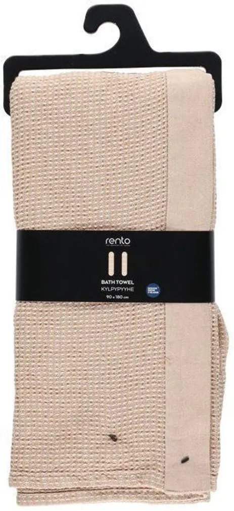 SAUNALINA RENTO KENNO 90X180CM, BEEZ/VALGE