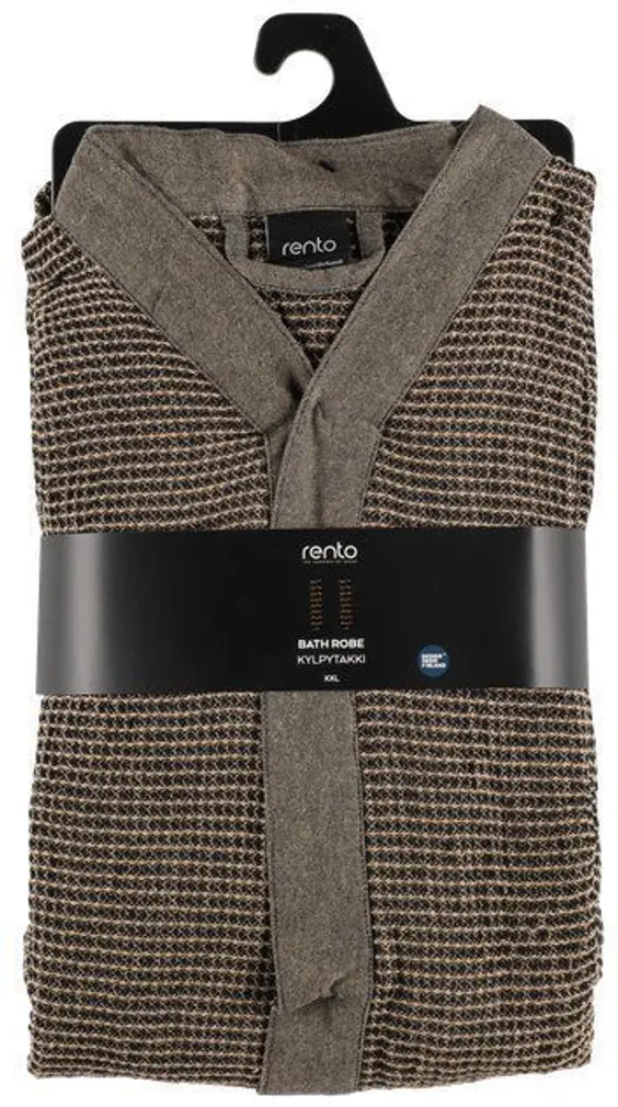 HOMMIKUMANTEL RENTO KENNO XXL, MUST/BEEZ