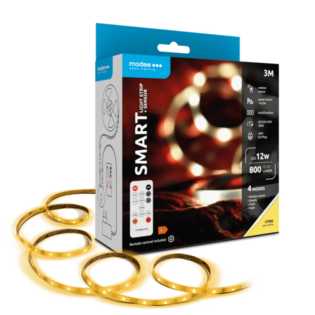 RIBAVALGUSTI MODEE LED 3M 12W 230V 800LM 2700K