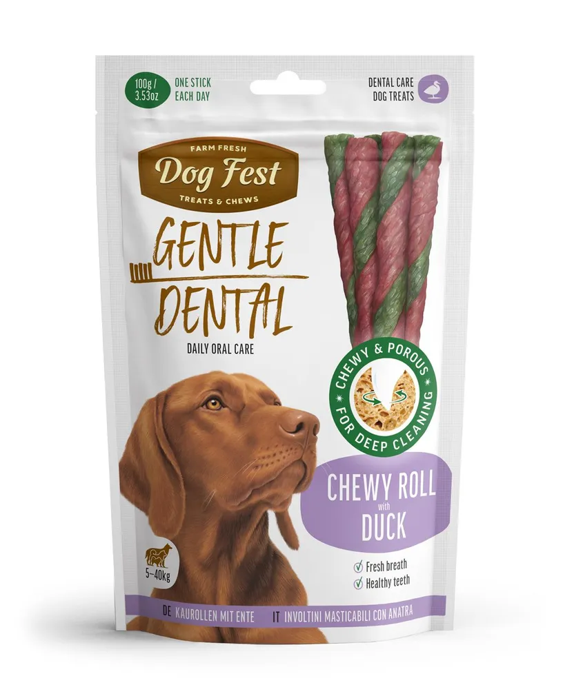 NÄRIMISRULL DOGFEST DENTAL KOERTELE, PARDILIHAGA 10X100G