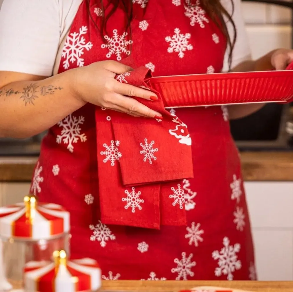 KÖÖGIRÄTIK ALTOM DESIGN JÕULUD 45X60CM PUNANE