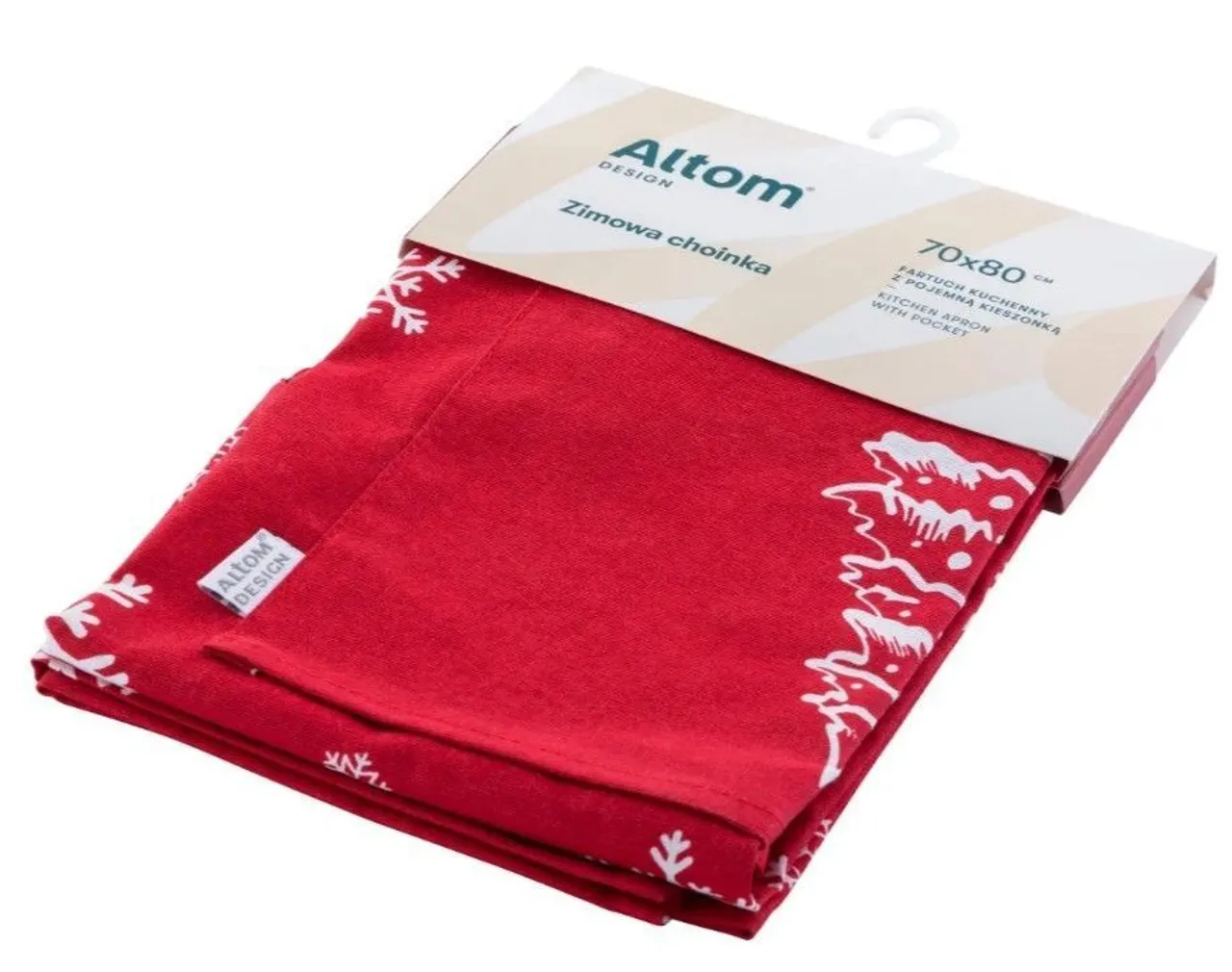 PÕLL ALTOM DESIGN JÕULUD 70X80CM PUNANE