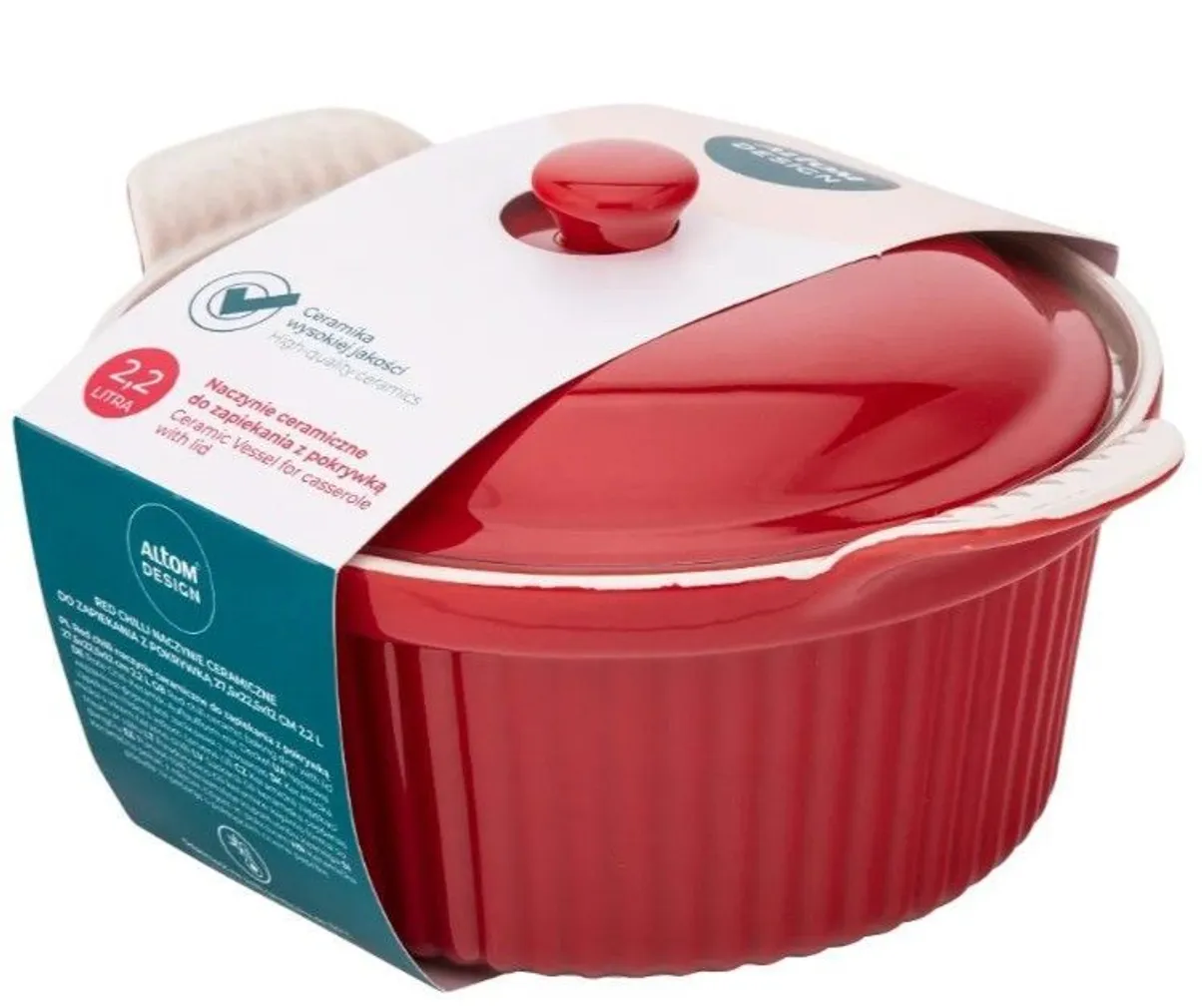 HAUDEPOTT ALTOM DESIGN KERAAMILINE CHILLI 2,2L PUNANE