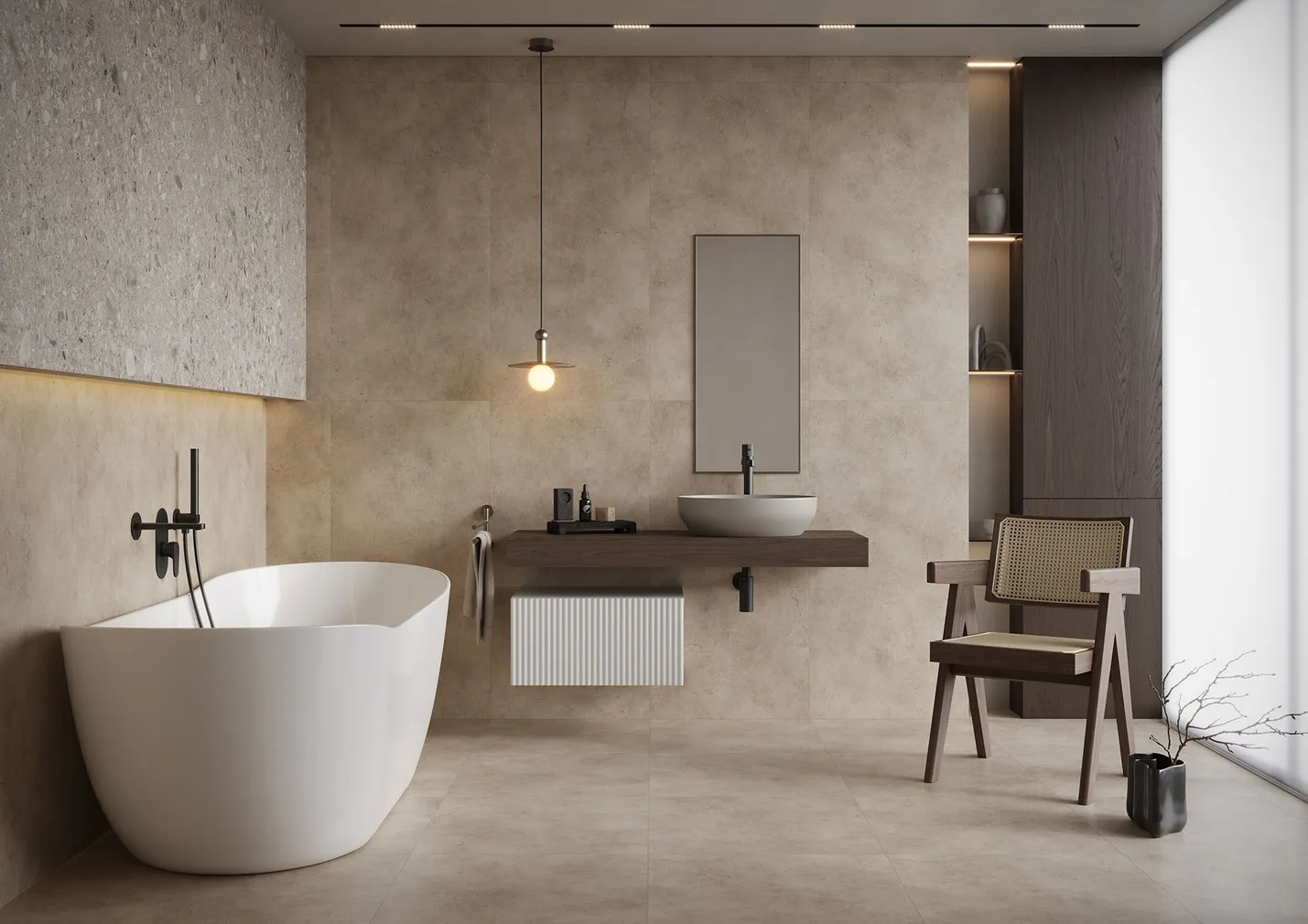 SEINAPLAAT CERSANIT SMOOTH ROCKSTONE MOCCA MATT 29,8X59,8CM 1,6M² PAKIS