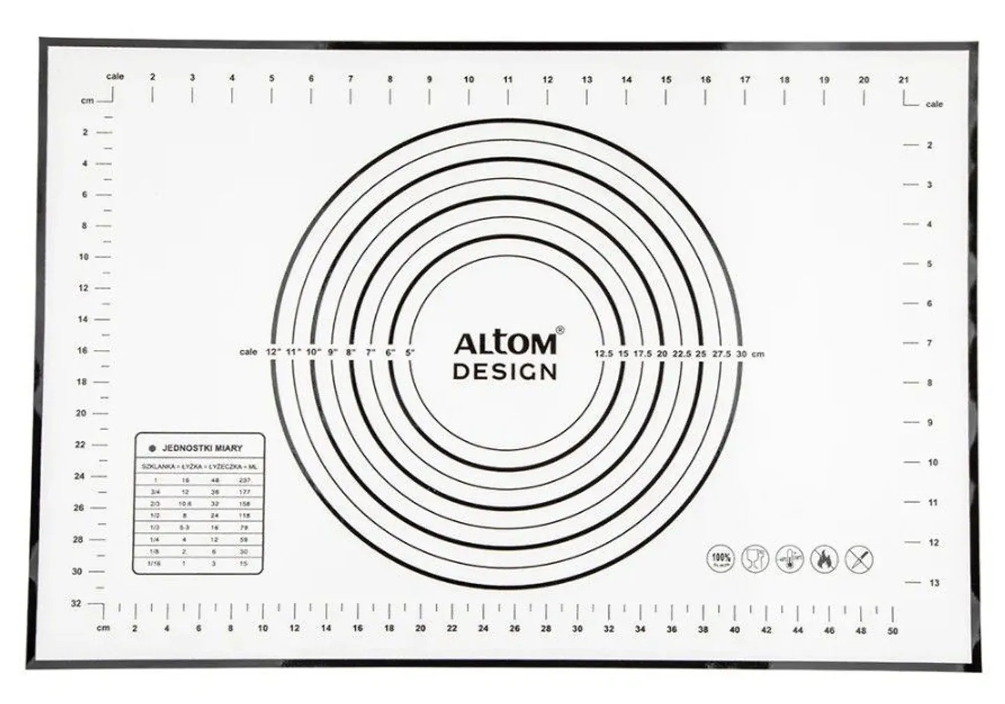 KÜPSETUSMATT ALTOM DESIGN 60X40CM SILIKOON