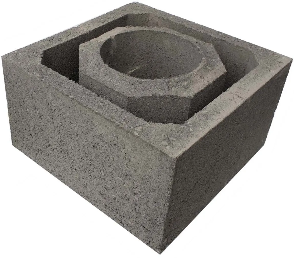 KORSTNAPLOKK LAVA ECO Ø=150MM 350X350MM