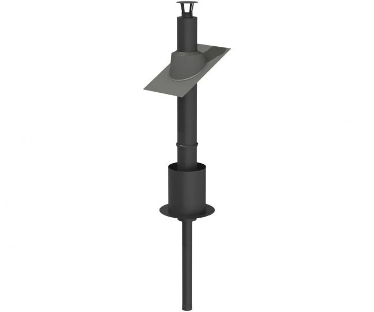 KORSTNA KOMPLEKT SAUNALE JEREMIAS MUST 2,5M