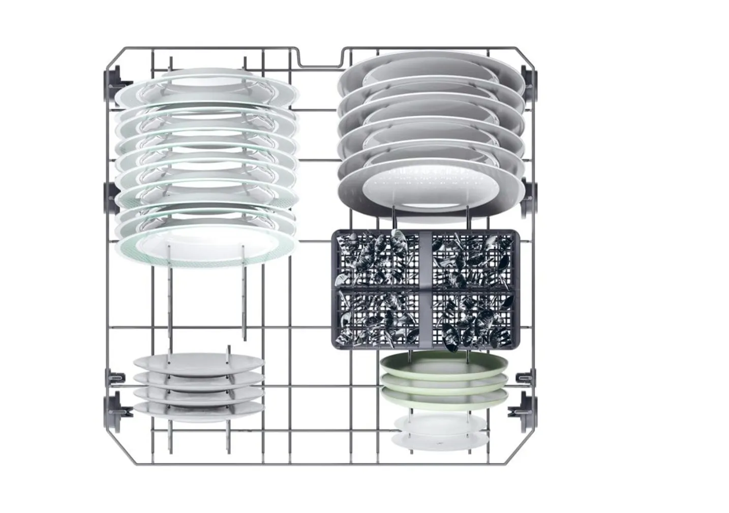 NÕUDEPESUMASIN CANDY RAPIDÓ CF 3C7F0W INTEGREERITAV, VALGE