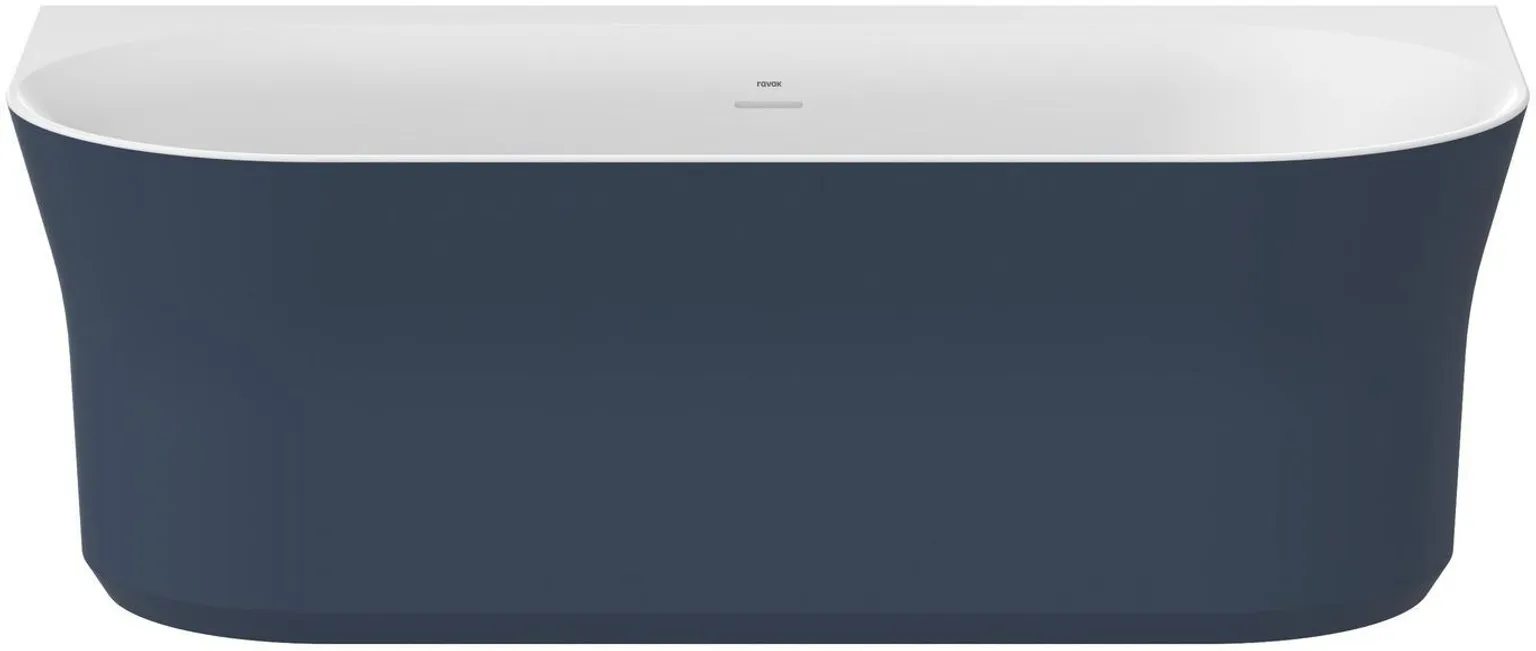 AKRÜÜLVANN RAVAK YPSILON WALL 178X86CM DEEPSEA BLUE/VALGE